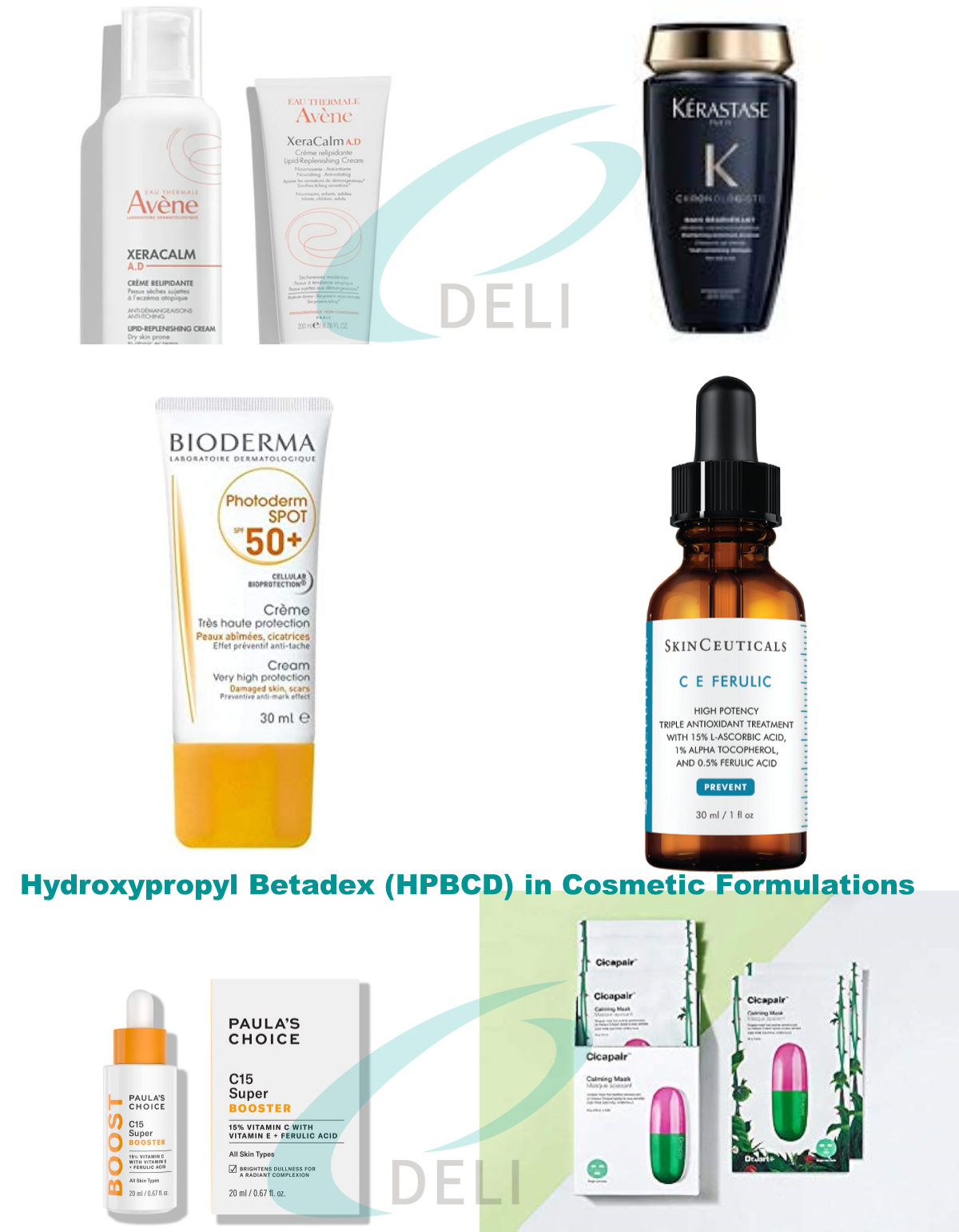 Pažangios hidroksipropil Betadex (HPBCD) pritaikymai kosmetikos formuluotėje: mechanizmai, nauda ir komercinių produktų pavyzdžiai